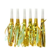 WMGHA 6 Pieces Blow Dragon Set Gold Noisemakers Funny Party Horns Birthday Blowers Party Blowers Noisemakers Party Blowers Noise Makers Party Favors